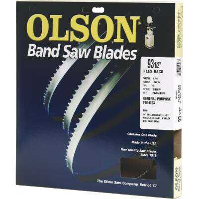 Olson 93-1/2 In. x 1/4 In. 6 TPI Skip Flex Back Band Saw Blade
