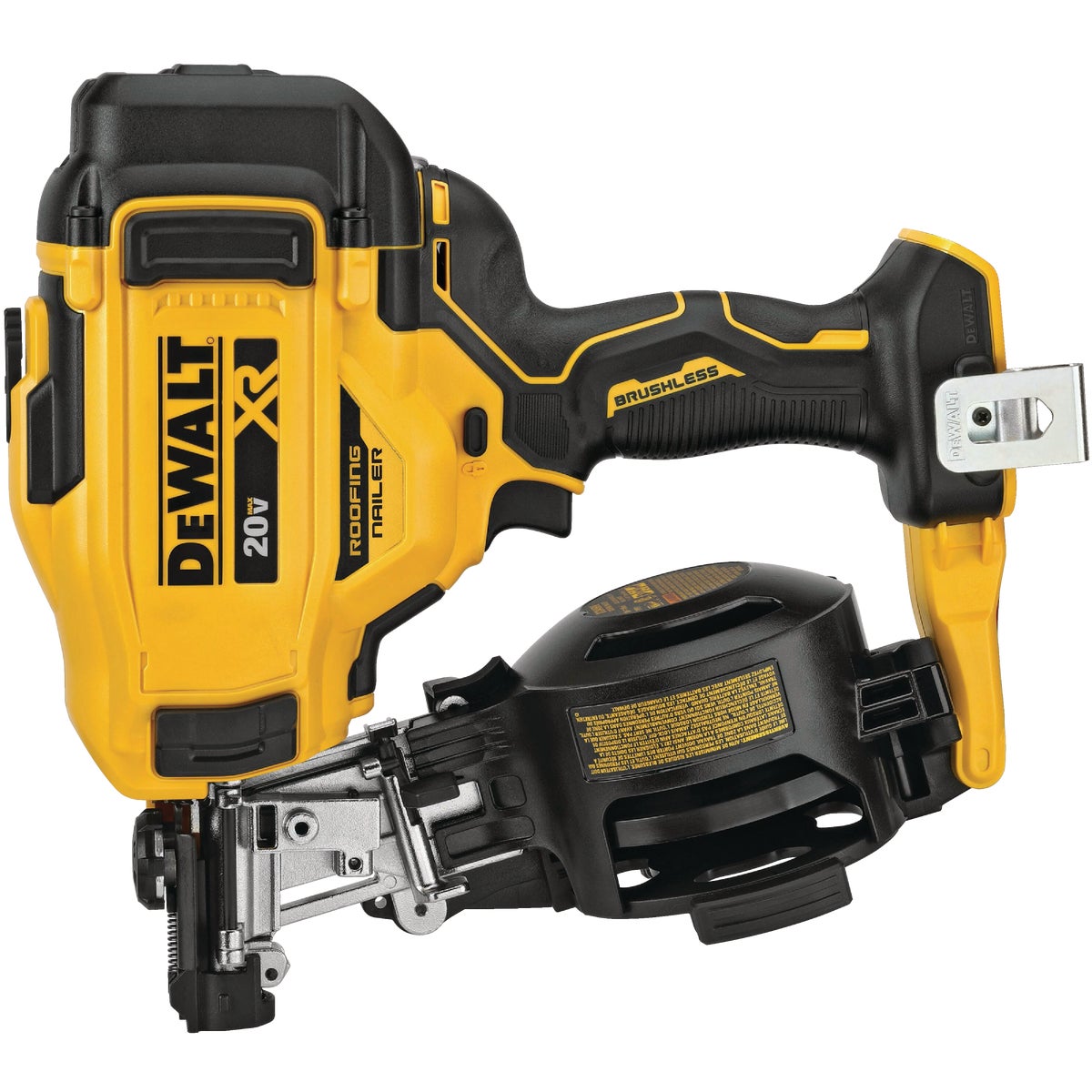 DEWALT 20V MAX 15 Degree Cordless Coil Roofing Nailer Tool Only