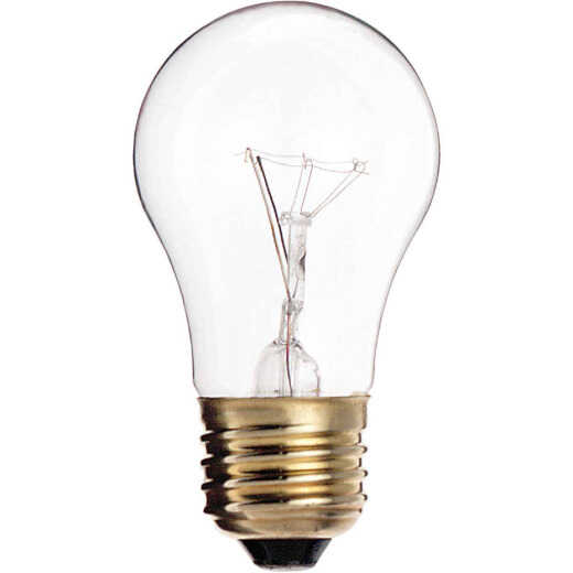 Satco 40W Clear Medium A15 Incandescent Appliance Light Bulb