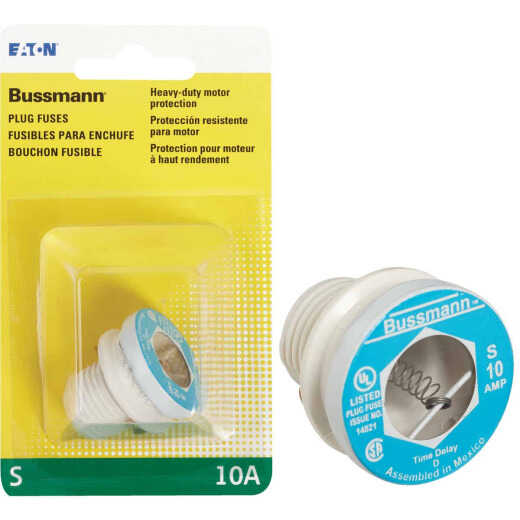 Bussmann 10A BP/S Time-Delay Plug Fuse